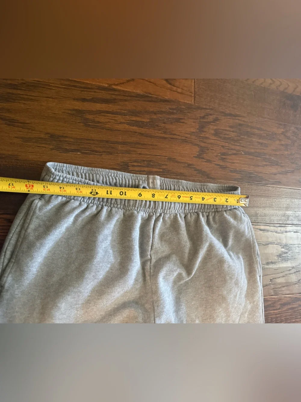 Gap adult Heather  Gray Elastic-Waist Sweatpants thick comfortable sz Medium